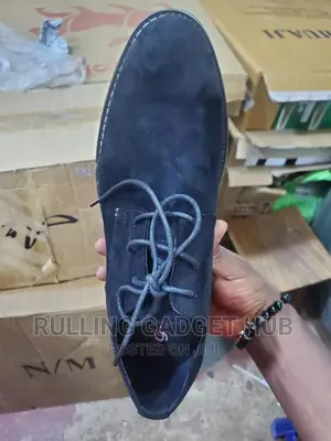 Men's Swed Lace Shoe - Black