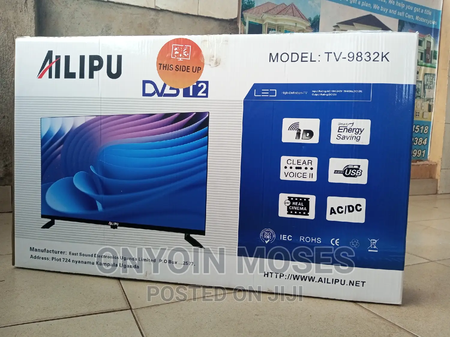 Brand New 32" Ailipu Frameless Digital With Inbuilt Decoder