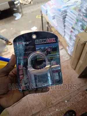 Silver Alarm Padlocks