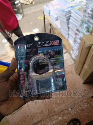 Silver Alarm Padlocks