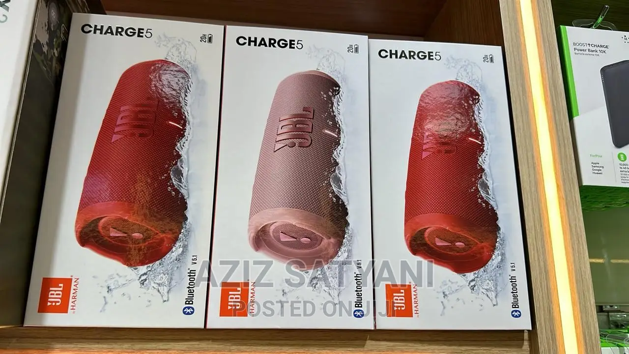 JBL Charge 5 Portble Wirless Blueth SPKR With Waterproof
