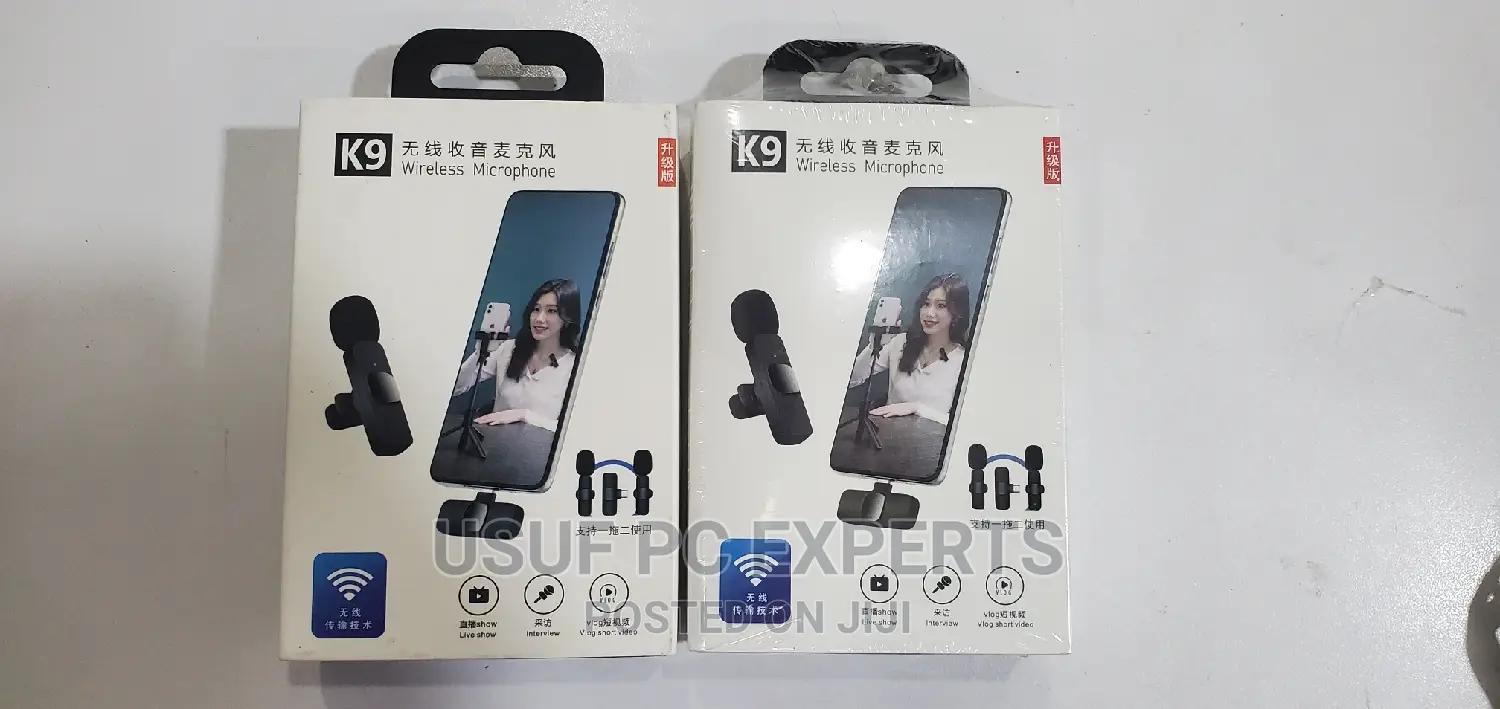 K9 Dual Wireless Microphone For iPhone And Type C