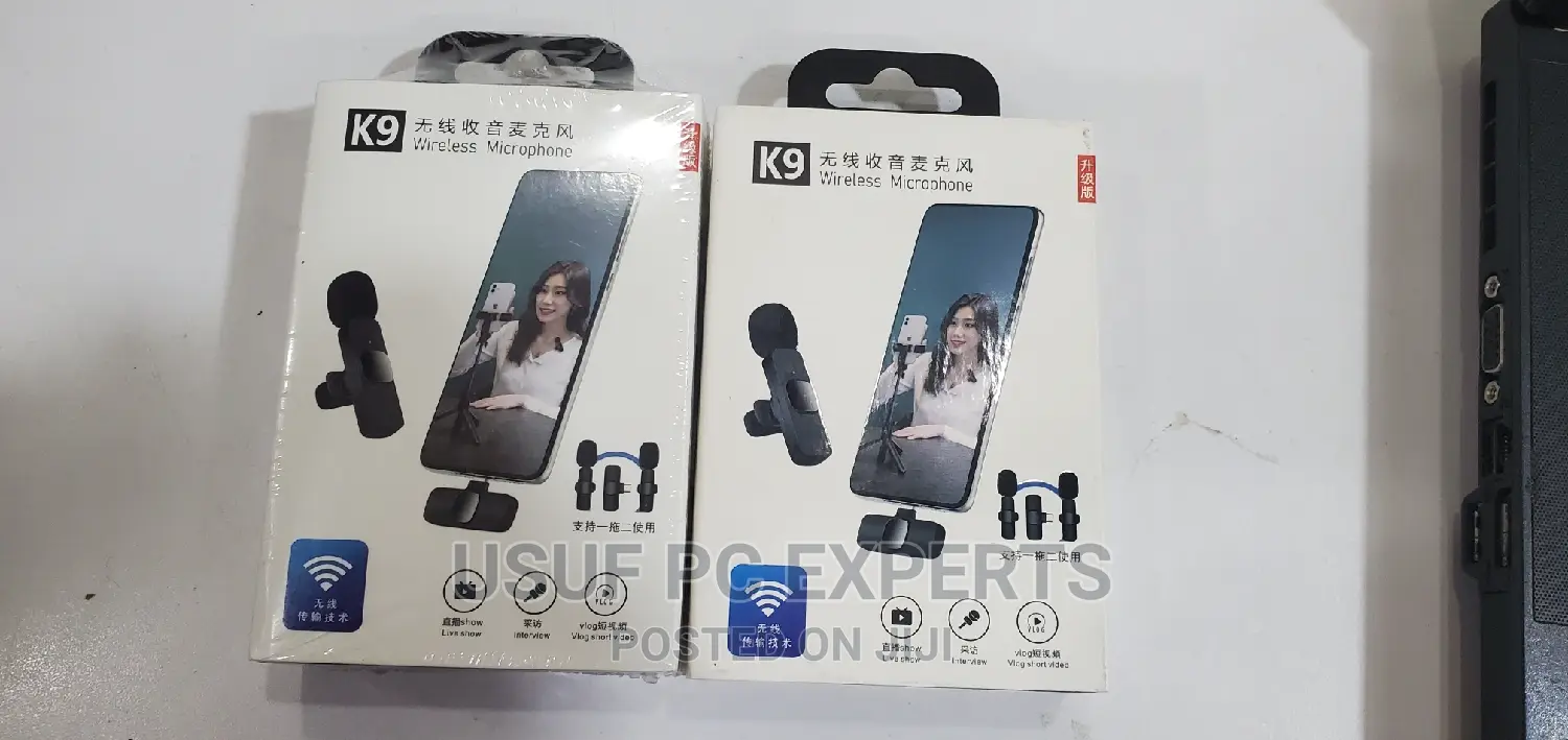K9 Dual Wireless Microphone For iPhone And Type C