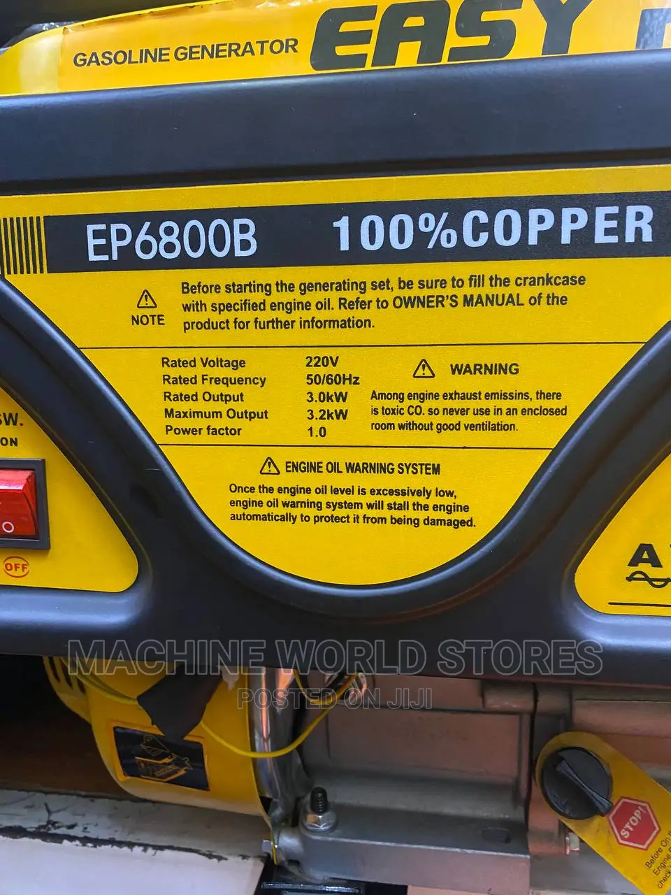 Portable Generator 4kw Easy Power