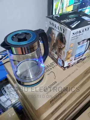 Electric Glass Kettle Sokany 2.2L