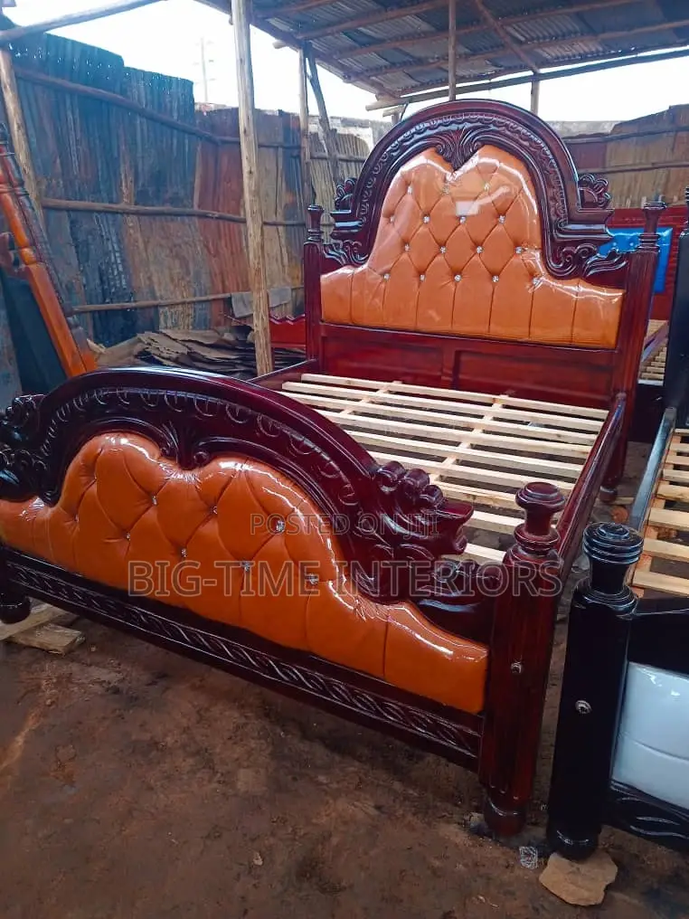 Classy 5*6 Leather Bed