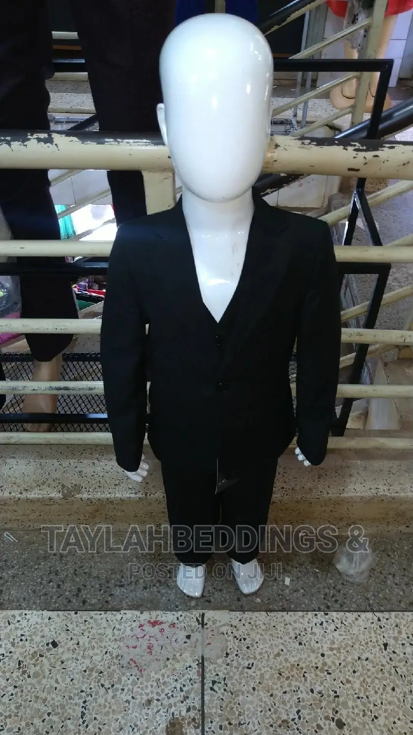 Boys Shawl Collar Blazer Waistcoat Pants Without Shirt