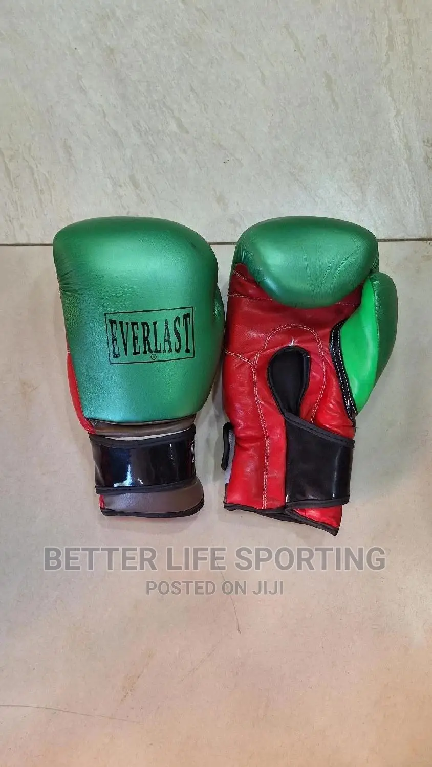 Boxing Gloves Everlast Green(Very Good Material)