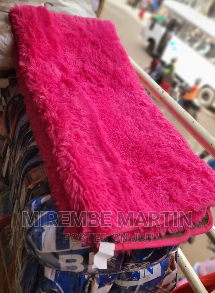 Pink Bedside Center Carpet