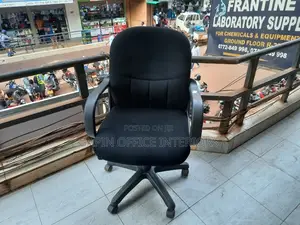 Fabric Short Back Chair