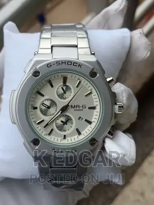 Silver G Shock Watch