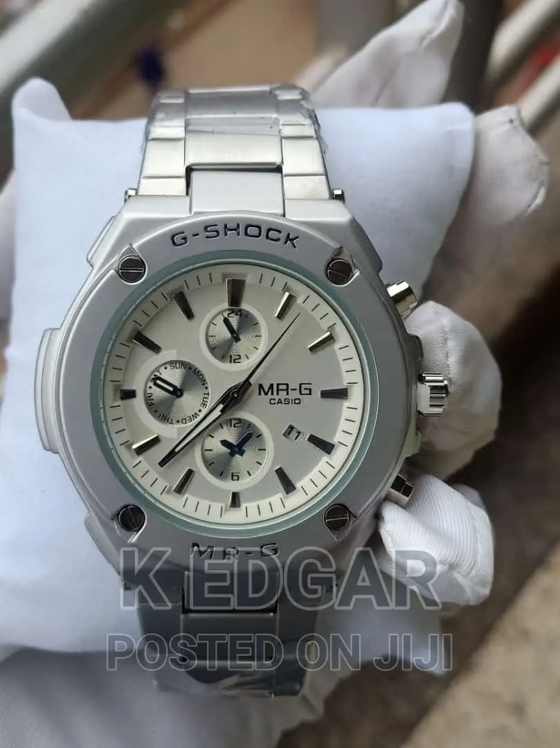 Silver G Shock Watch