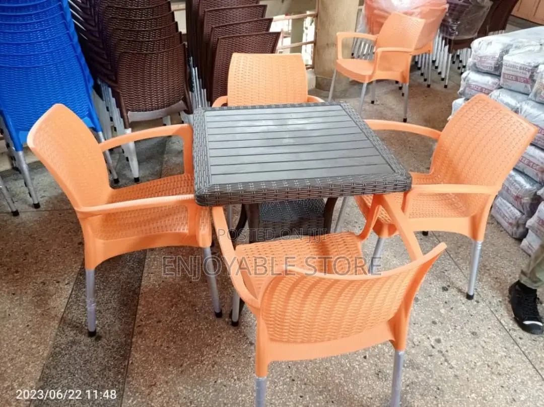 Plastic Table and Chairs