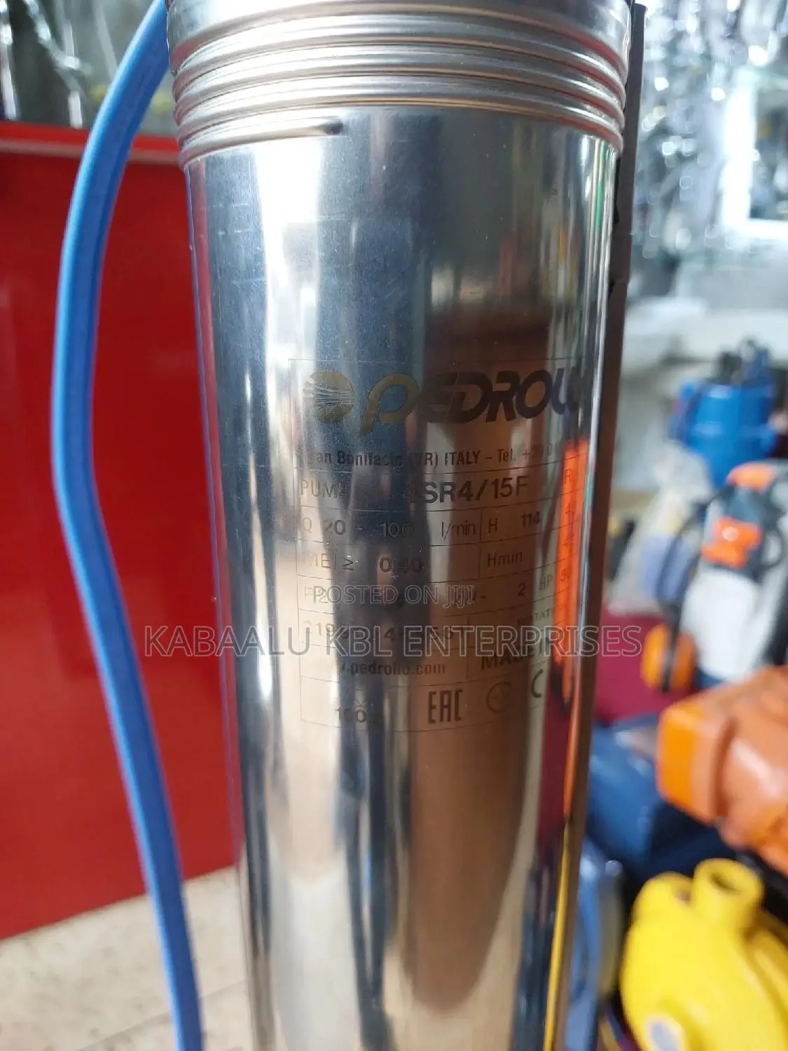 2HP Pedrollo Italy Submersible Water Pump