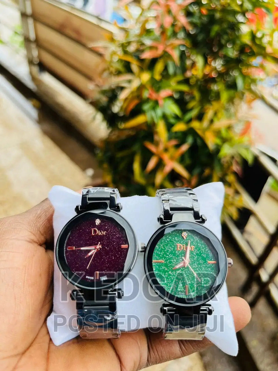 Pair of Black Dior Watches