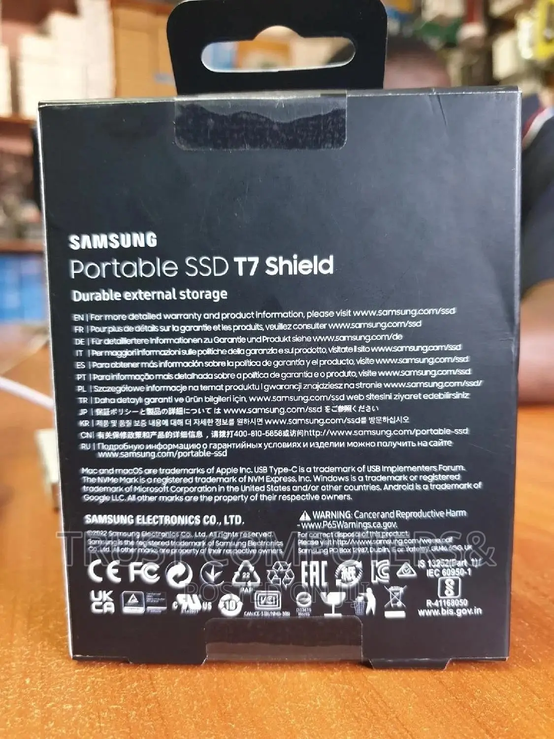 1TB Samsung Ssd T7 External
