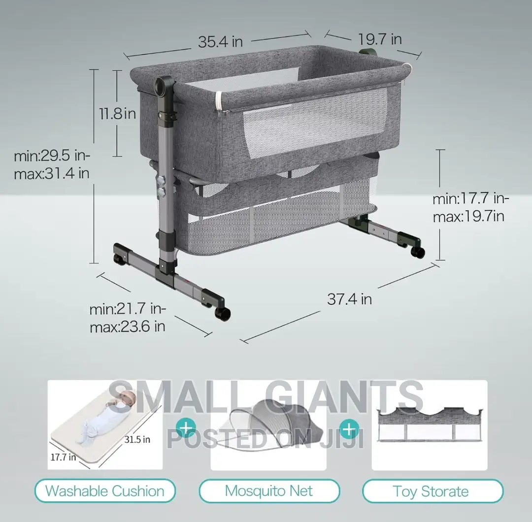 Baby Bedside Swingable Bassinet for New Born