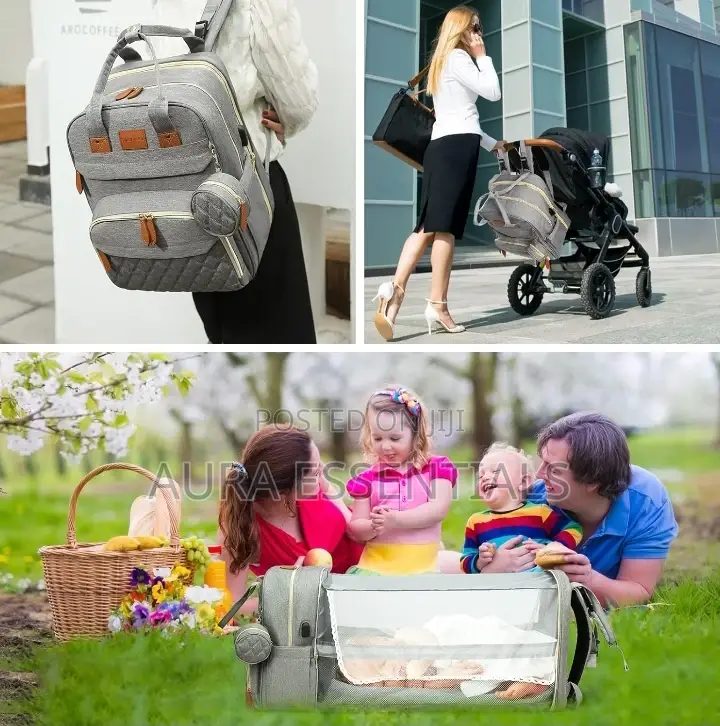 2 in 1 Multifunctional Baby Mummy Diaper Bag