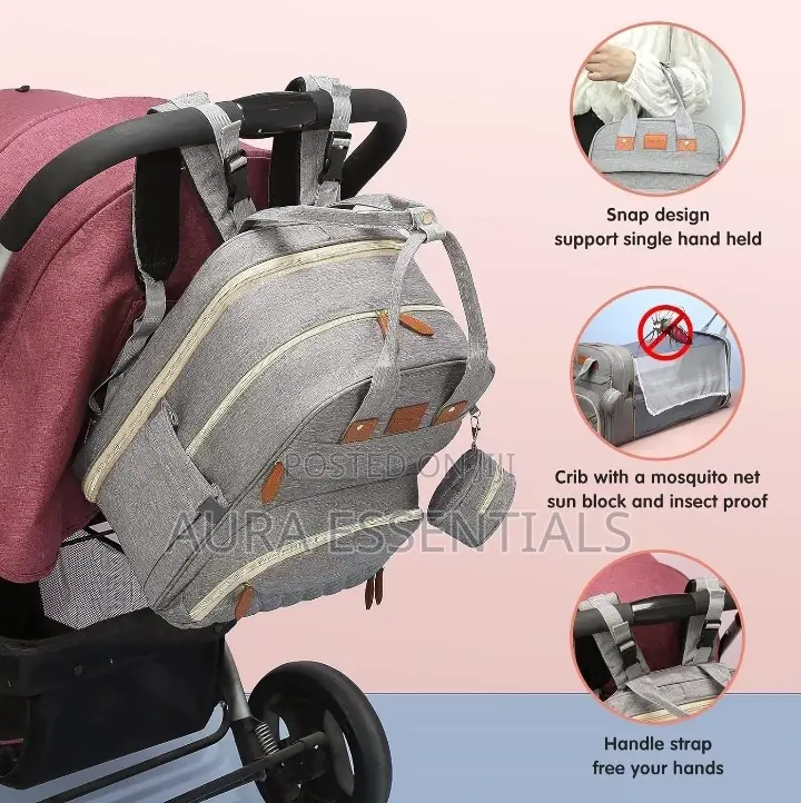 2 in 1 Multifunctional Baby Mummy Diaper Bag