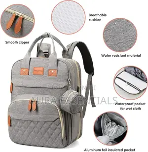 2 in 1 Multifunctional Baby Mummy Diaper Bag