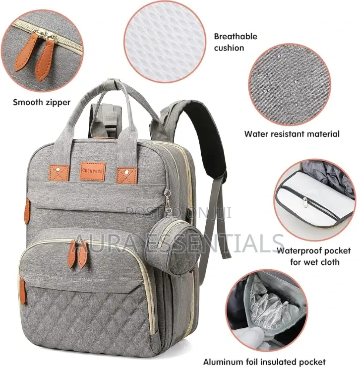 2 in 1 Multifunctional Baby Mummy Diaper Bag