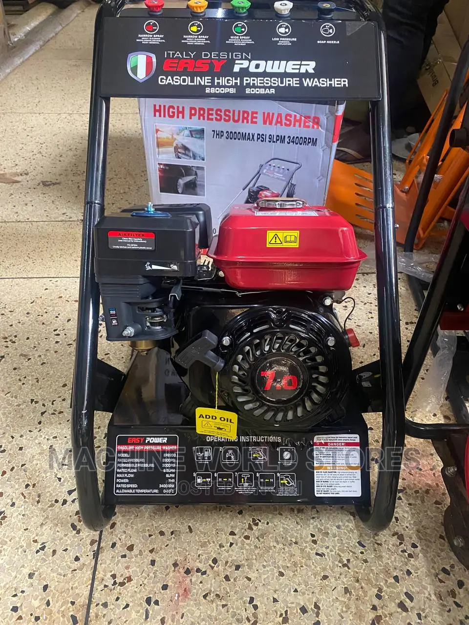 Italian High Pressure Washer 3000psi