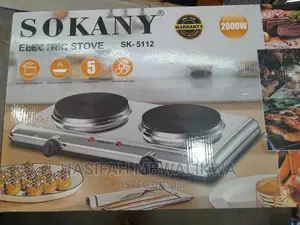 Sokany Electric Double Stove - 2000W