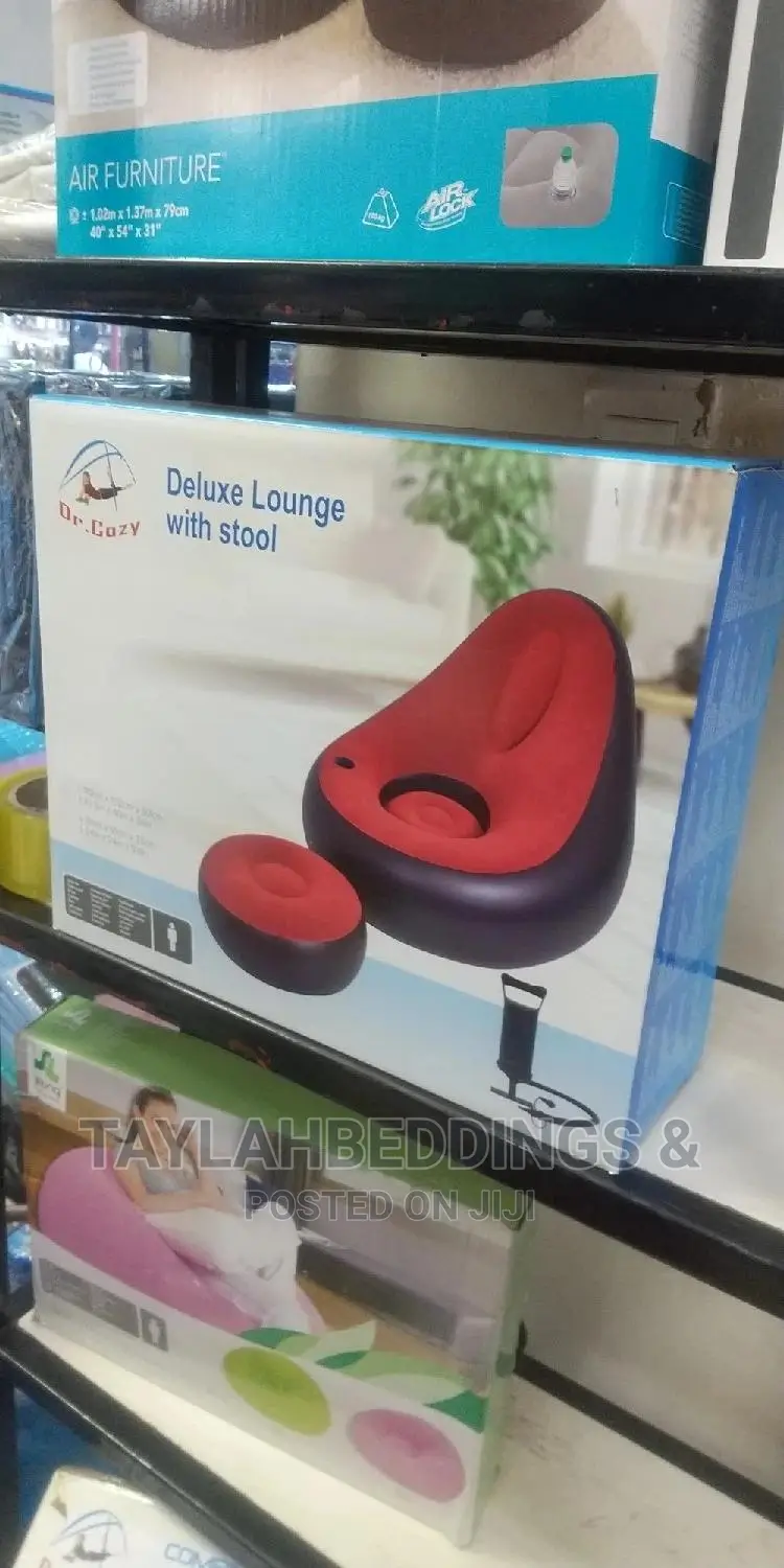 Air Sofa Deluxe Lounge With Stool