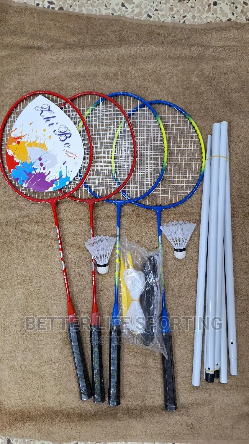 Badminton Racket Set (4 Rackets)