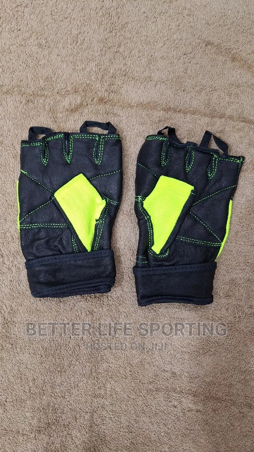 Gym Gloves Green Black Penta