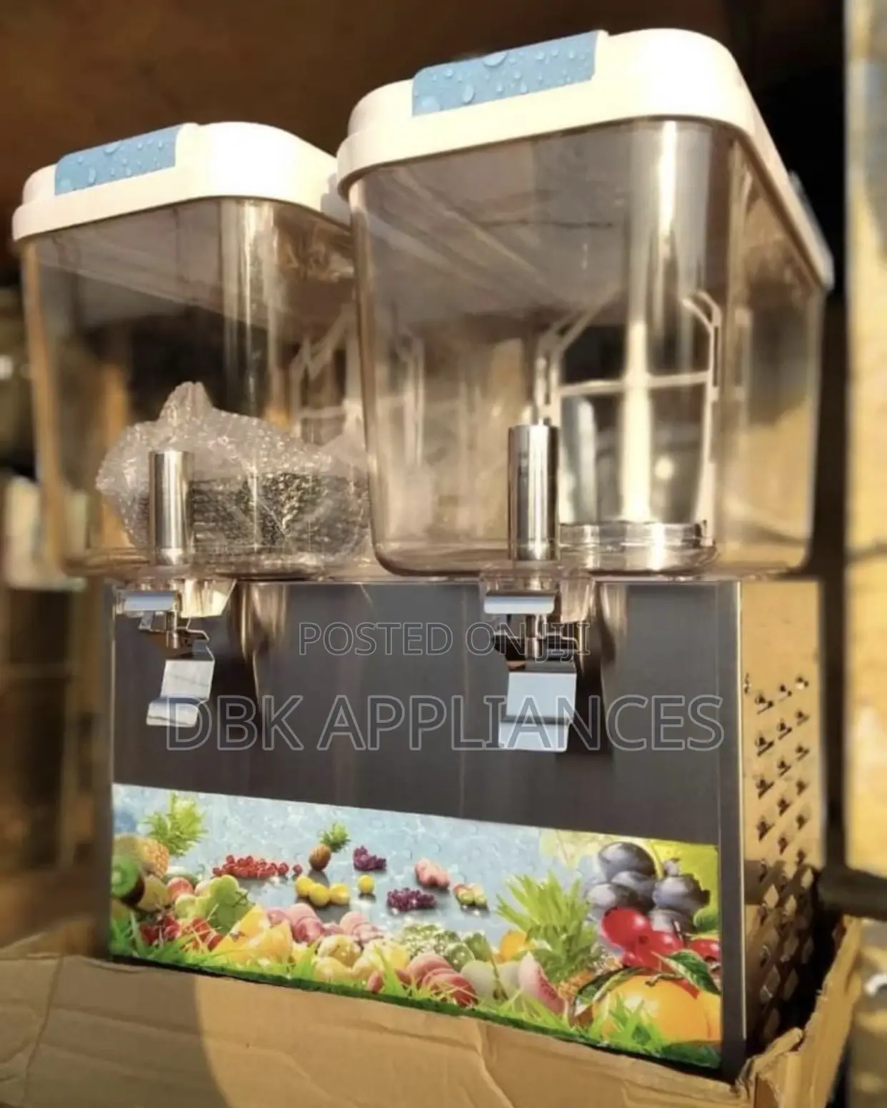 Double Juice Dispensers With 2yrs Warranty