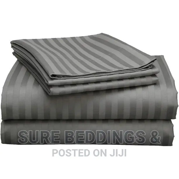 6*6 Stripped Cotton Bedsheets