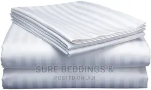 Stripped 6*6 Cotton Bedsheets