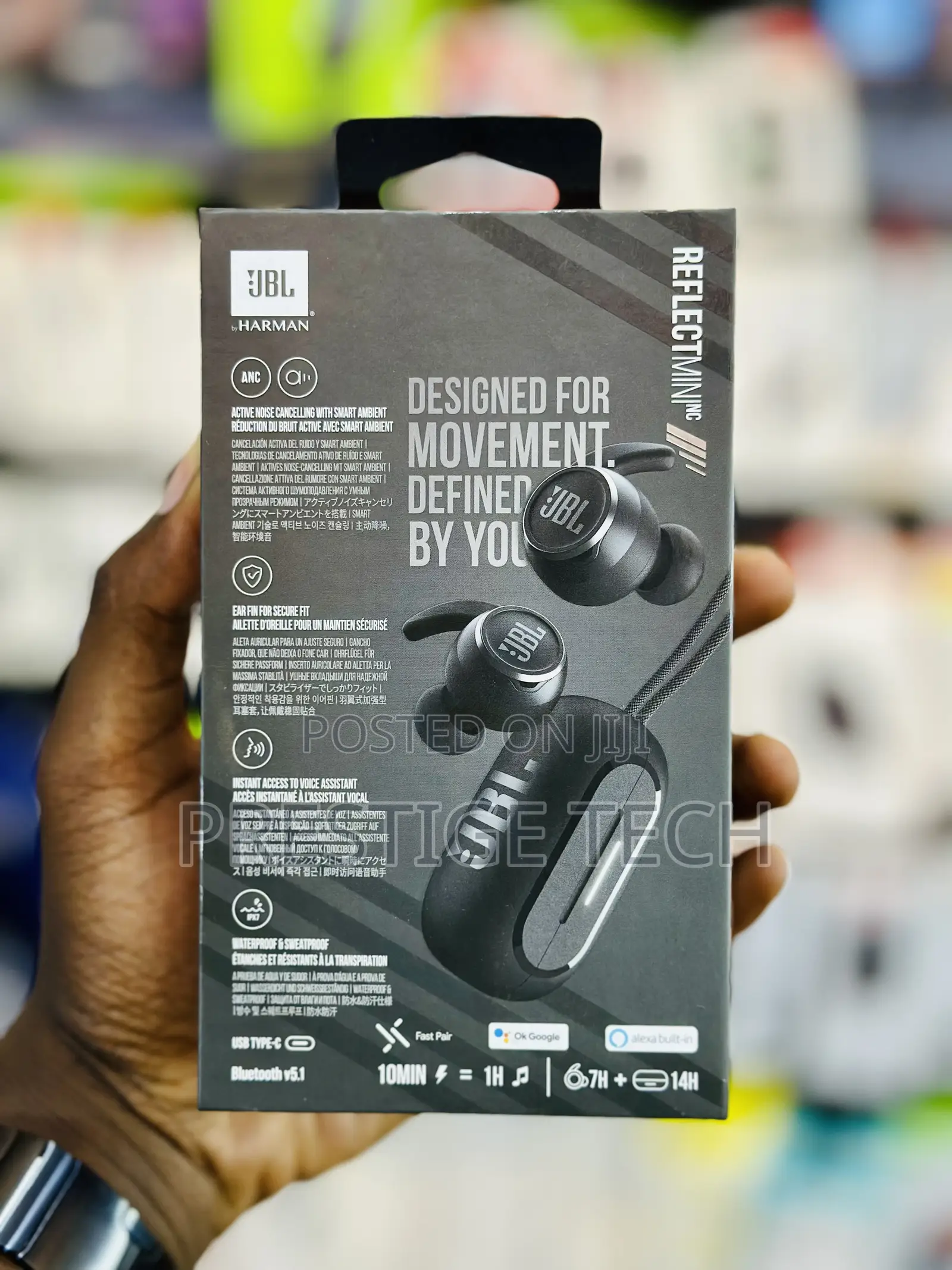 JBL Reflect Mini NC IPX7 Active Noise Cancelling Earbuds