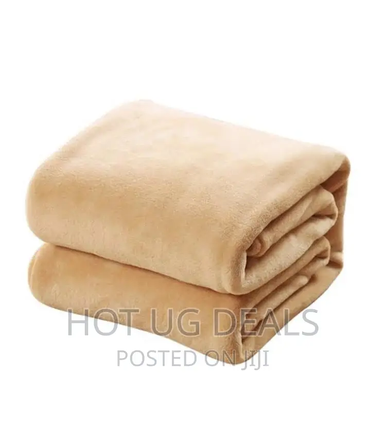 5x6 Fleece Warm Blanket - Camel Brown