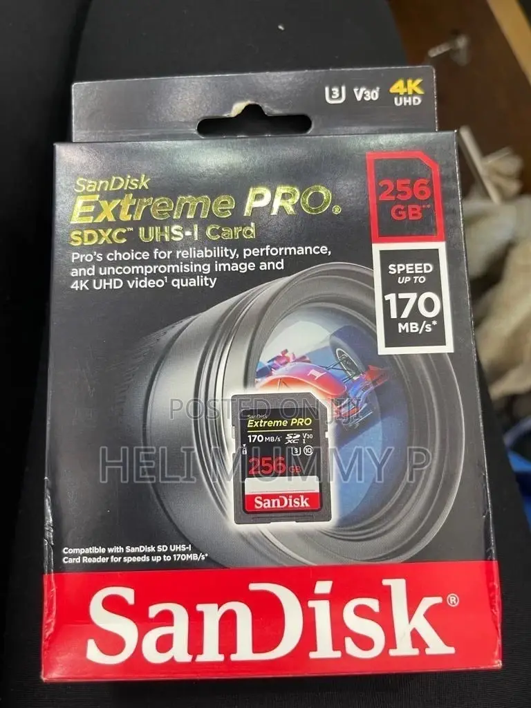 256gb San Disk Extreme Pro SDXC Uhs.|Card