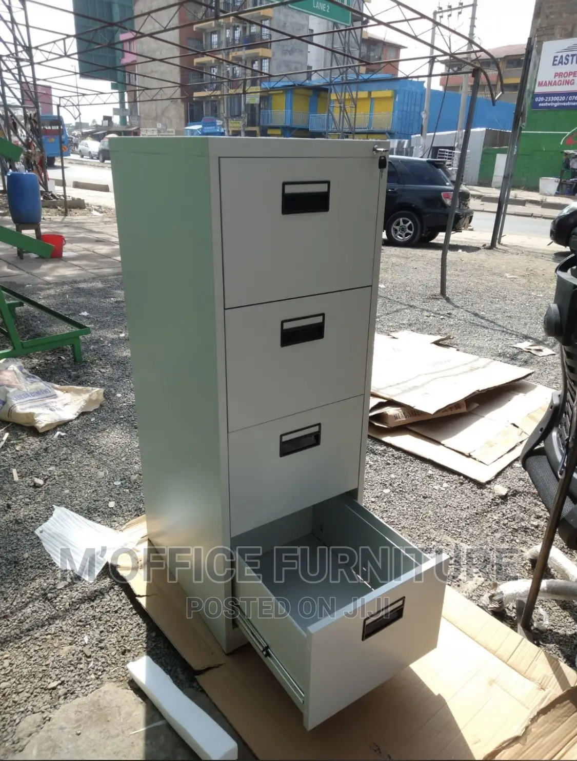 4-Drawer Metallic File Cabinets