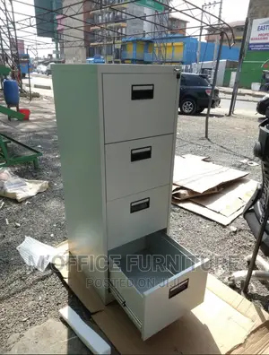 4-Drawer Metallic File Cabinets