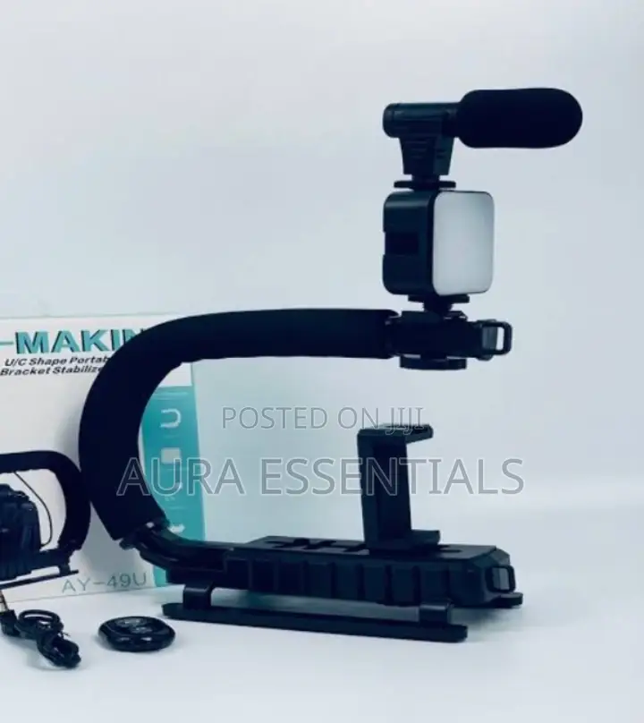 Portable Camera Stabilizer, Fill Light, Microphone Bracket