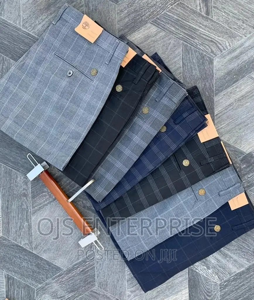 Checked Gentle Trousers/Pants