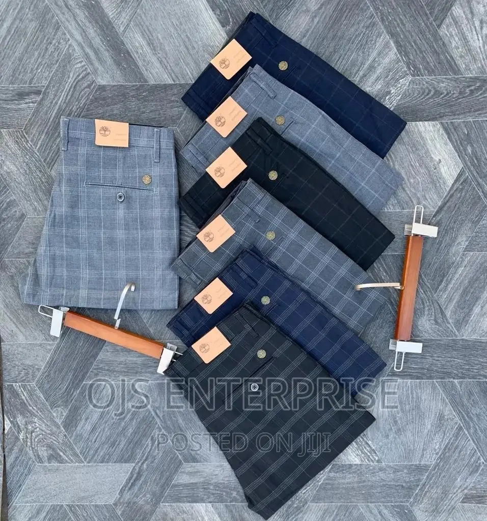 Checked Gentle Trousers/Pants