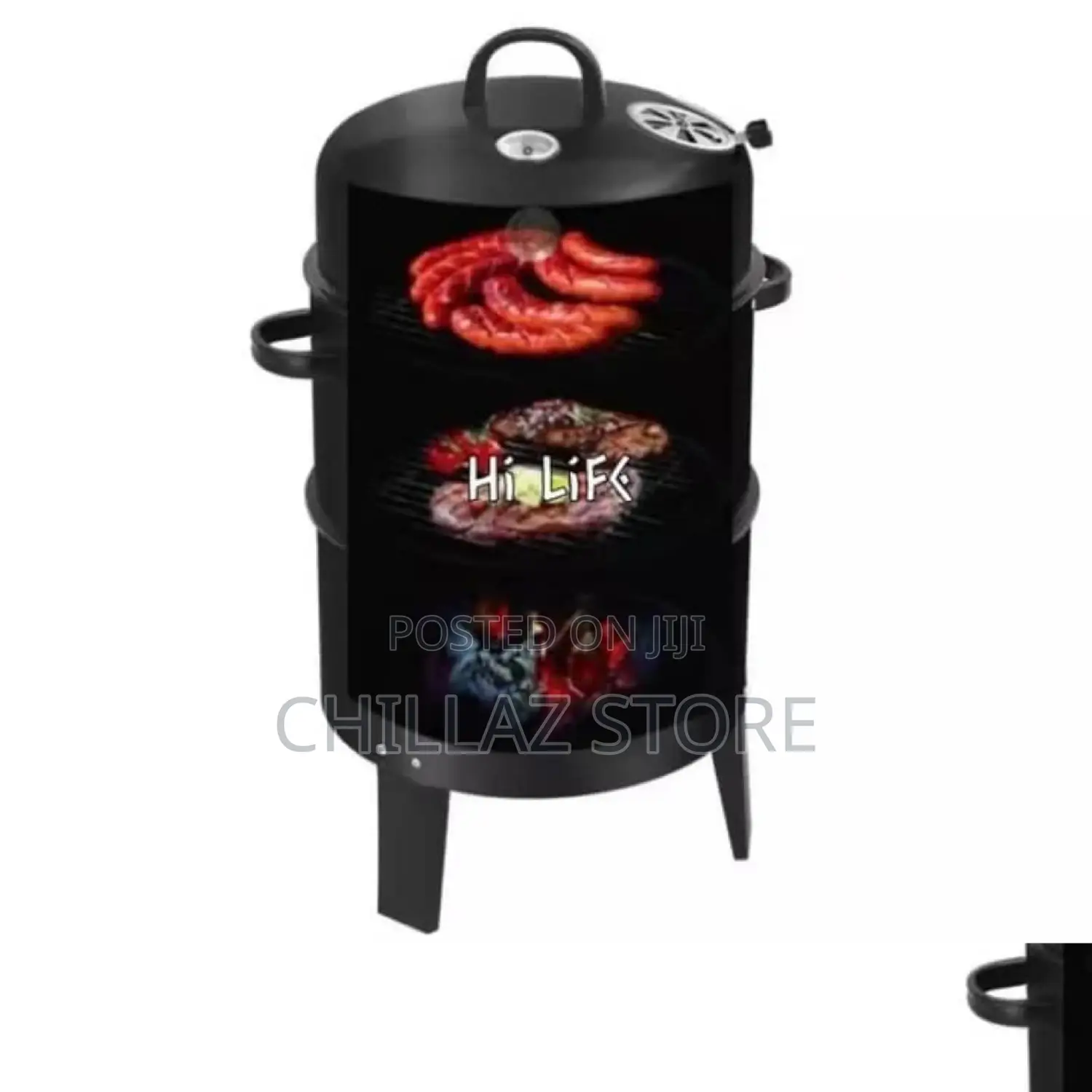 Portable Outdoor BBQ Grill Smoker Stove.