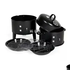 Portable Outdoor BBQ Grill Smoker Stove.