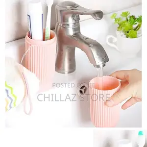 Travel Toothbrush Holder Cup.