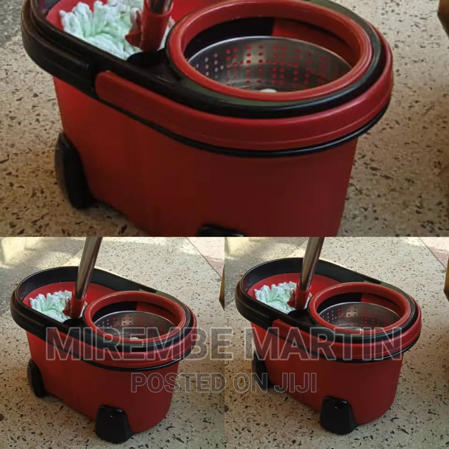 Red in Color Spin Mopper