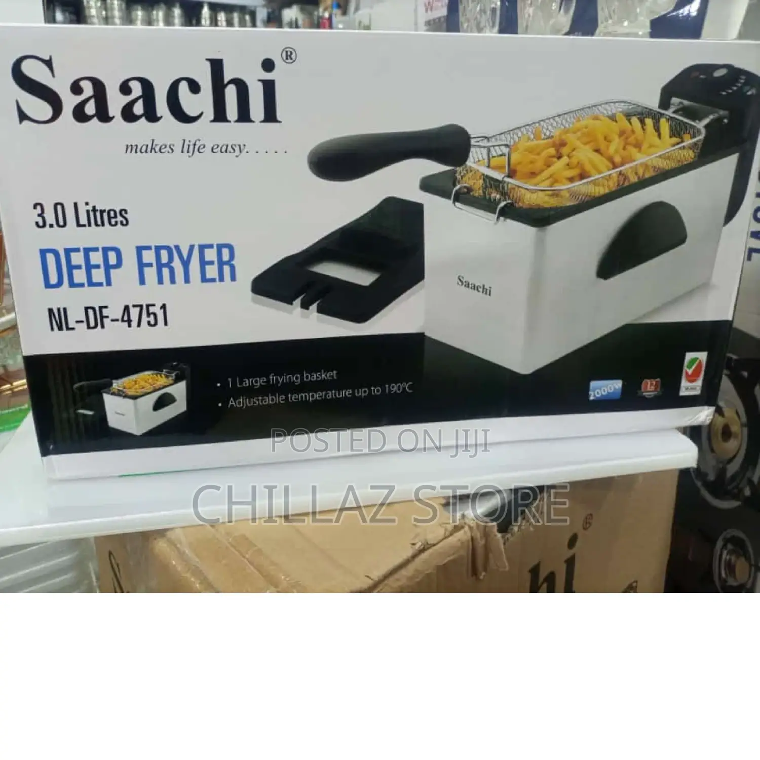 Saachi Single 3.0 L Deep Fryer.