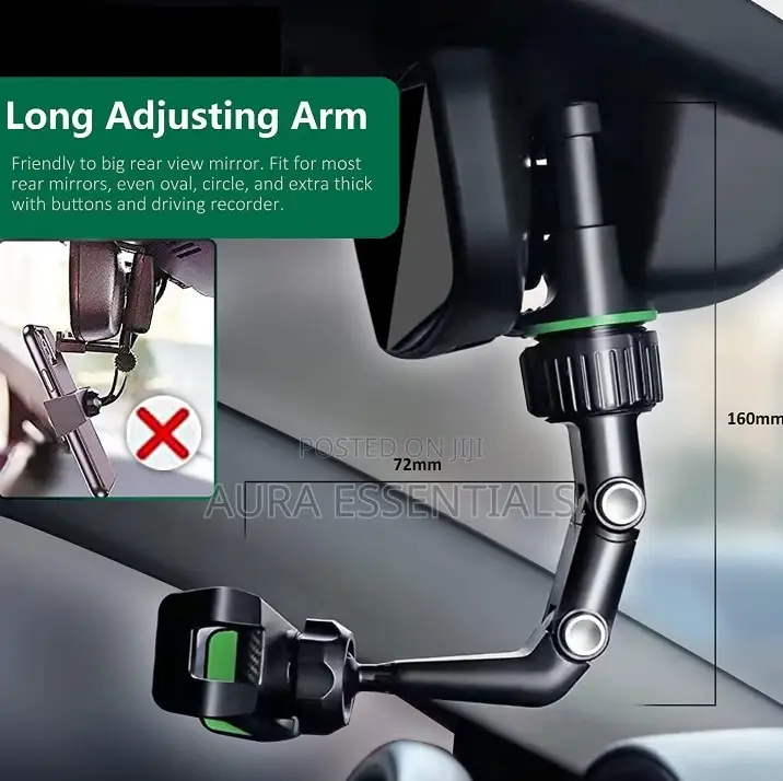 New 360° Multifunctional Car Tripod Phone Holder