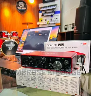 Original 2i2 Scarlett FOCUSRITE 3rd Gen Audio Interface.
