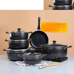Tornado Black Cookware Set