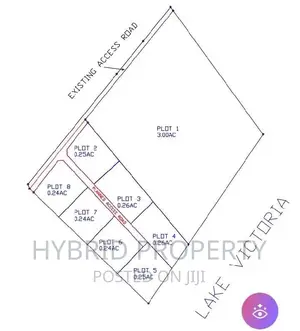 Prime Plots for Sale at Garuga Lakeview Estate~Entebbe Road.
